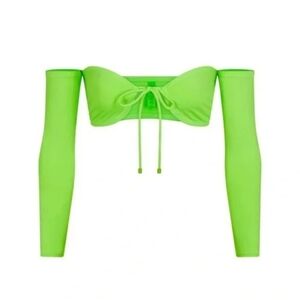 Skims Recycled Swim Long Sleeve Bikini Top